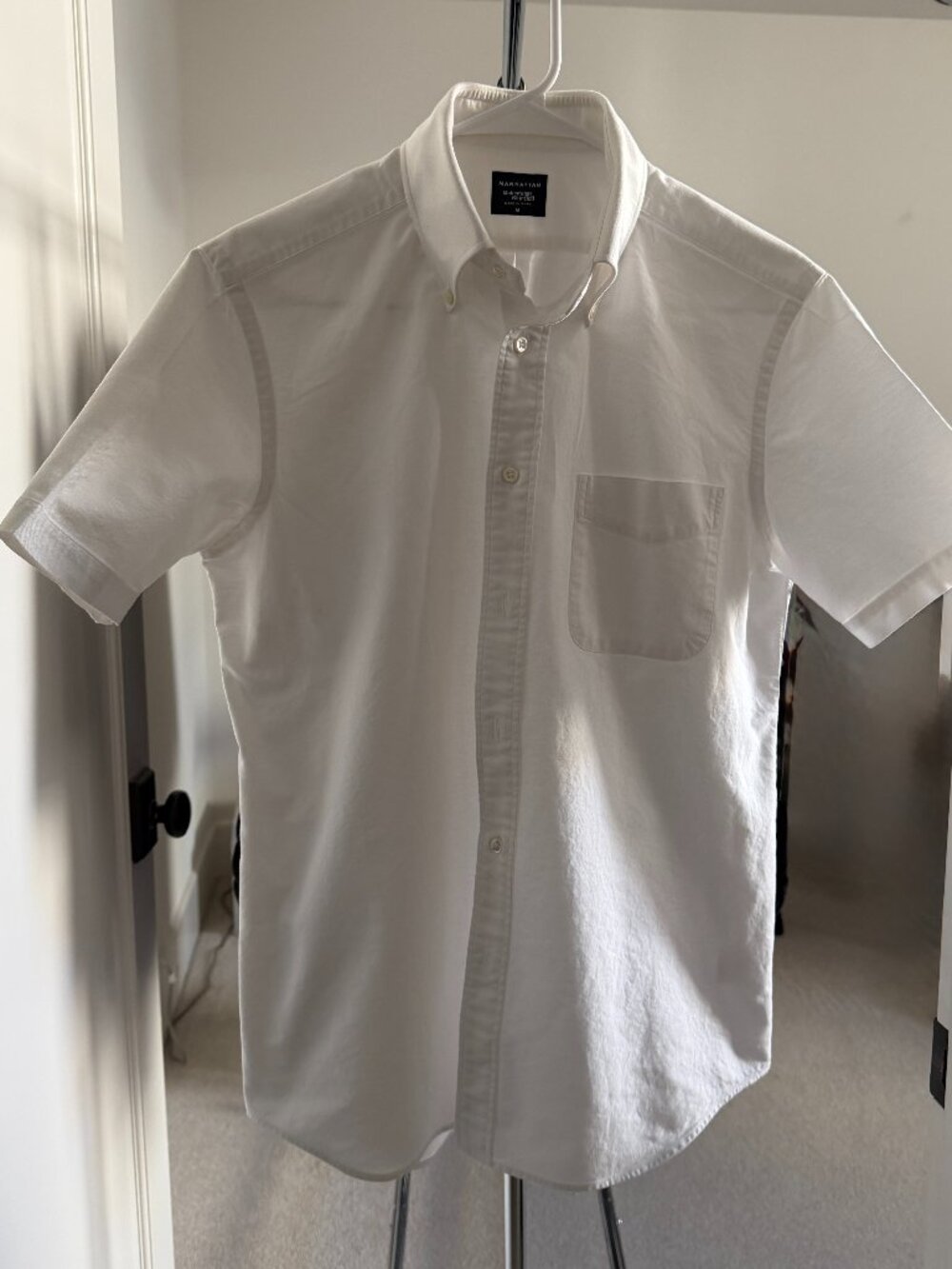 Kamakura Manhattan Short Sleeve Shirt - Button Down Oxford